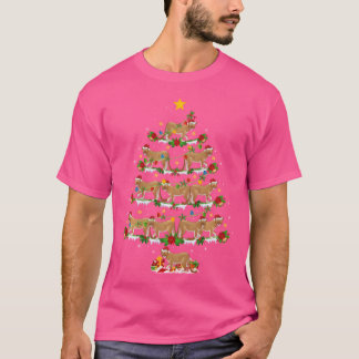 Mountain Lion Lover Xmas Lights Mountain Lion Chri T-Shirt