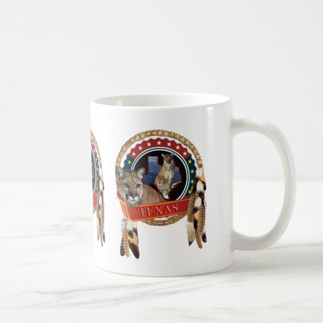 Mountain lion of Texas Coffee Mug (Right)