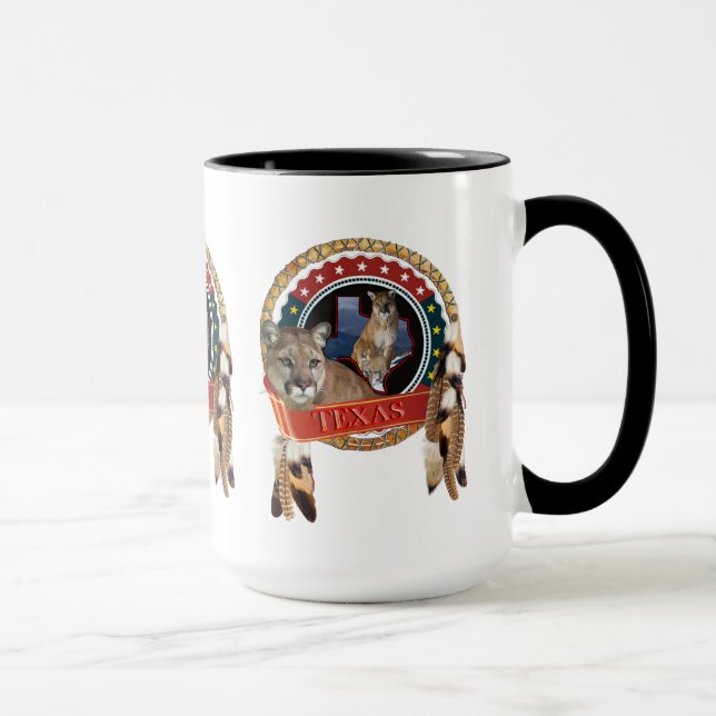 Mountain lion of Texas Mug (Right)