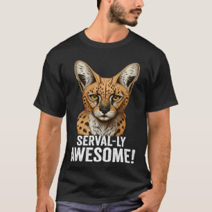 Mountain Lion Ohio Wild Cat Amiry Serval Cat T-Shirt