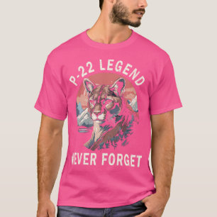 Mountain Lion P22 Legend La California Exotic Anim T-Shirt