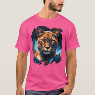 Mountain Lion P22 Legend La California Exotic Anim T-Shirt