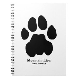 Mountain Lion Track Notebook