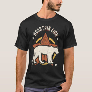 Mountain Lion Vintage Retro Classic Animal T-Shirt
