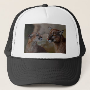 Mountain lions in love trucker hat