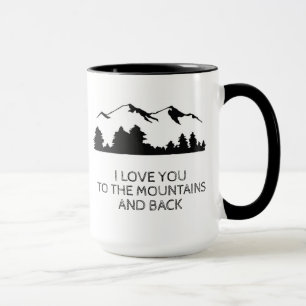 Mountain love mug