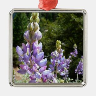 Mountain Lupins at Yosemite Metal Tree Decoration
