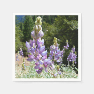 Mountain Lupins at Yosemite Napkin