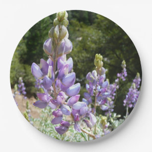 Mountain Lupins at Yosemite Paper Plate
