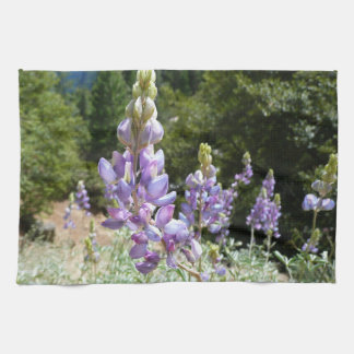 Mountain Lupins at Yosemite Tea Towel
