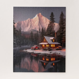 Mountain Magic Retreat: A Cosy Cabin Christmas Und Jigsaw Puzzle