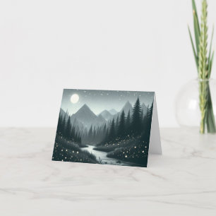 Mountain Magic Thank You Note Card