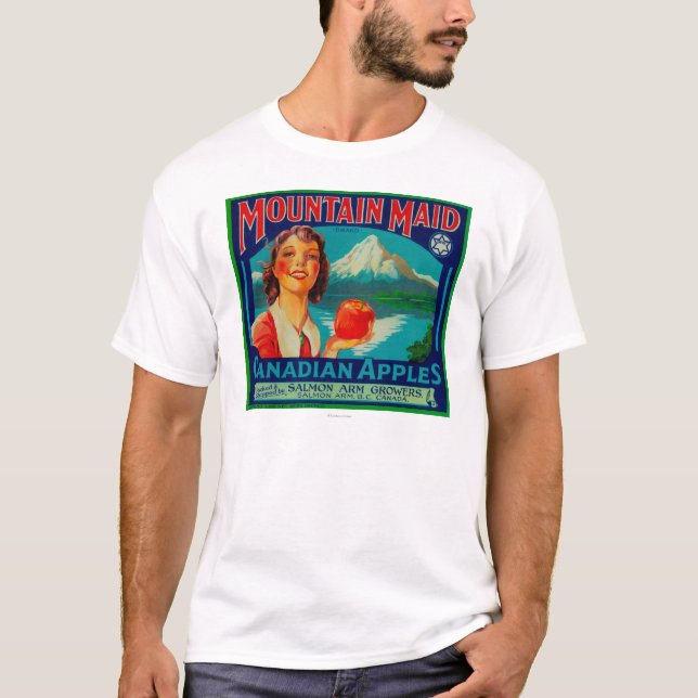 Mountain Maid Apple LabelCanada T-Shirt (Front)