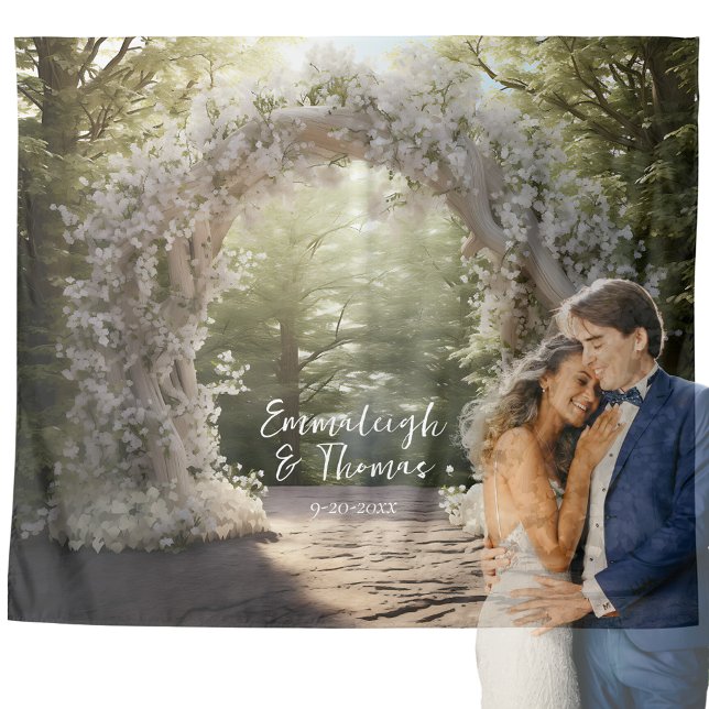 Mountain Majesty Floral Archway Tapestry (Creator Uploaded)