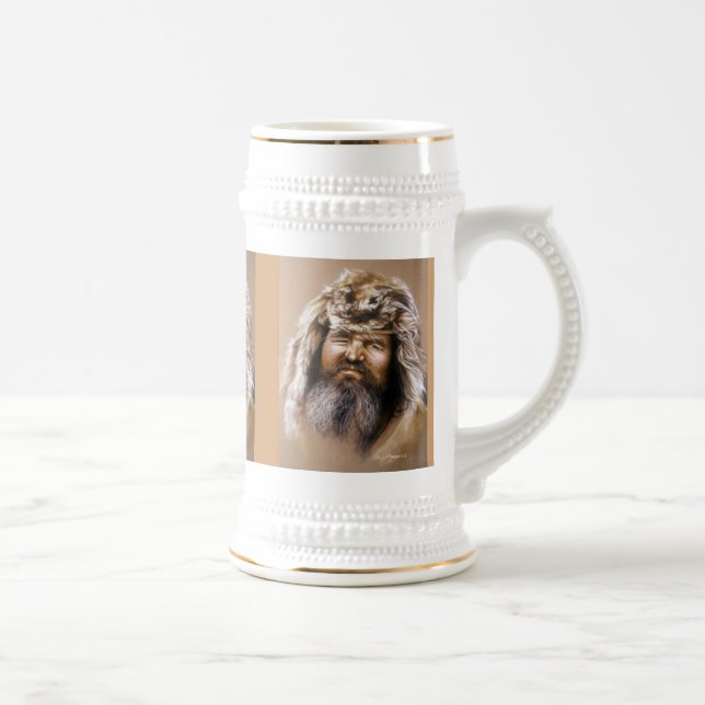 Mountain Man Beer Stein (Right)