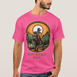 Mountain Man - Mountains Camping Wanderlust Hiking T-Shirt