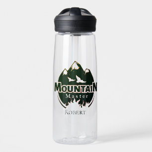 Mountain master, personalised hiker/biker water bottle