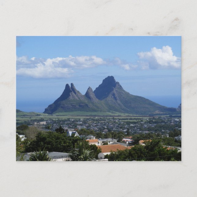 Mountain Mauritius Postcard (Front)
