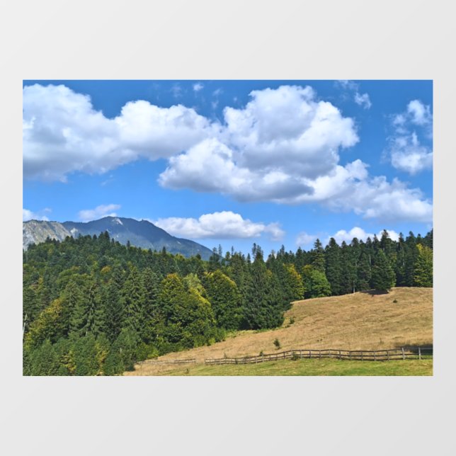 Mountain Meadow Landscape - Wild Nature Romania (Sheet)