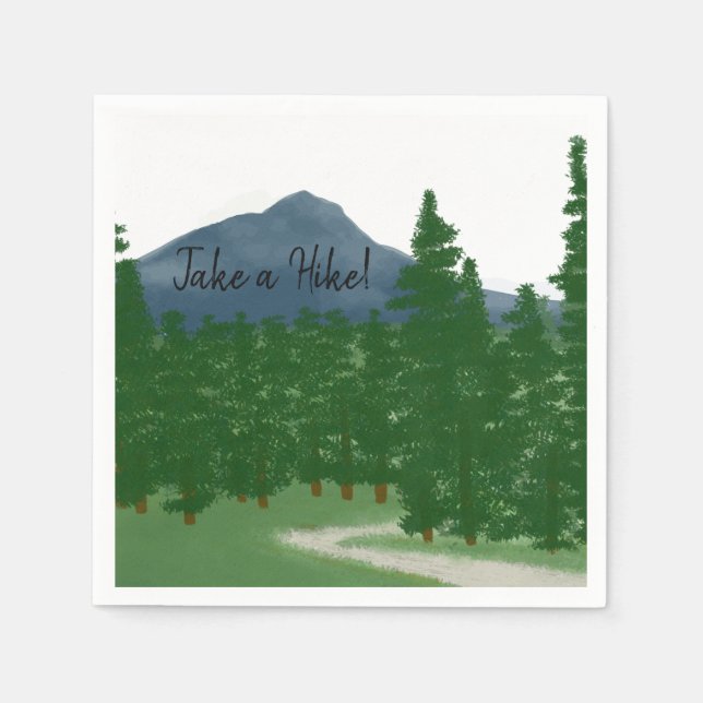 Mountain Meadow Trail Napkin (Front)