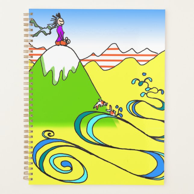 Mountain Meditation Planner (Front)
