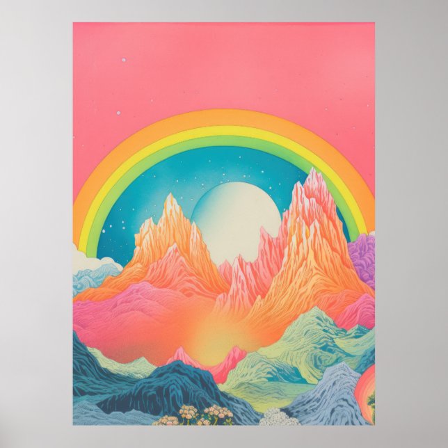 Mountain Melody: Colours of Nature Poster (Front)