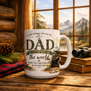 Mountain Memories: A Heartfelt Tribute to the Dad Coffee Mug