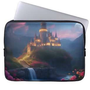 Mountain Midnight Castle Four Laptop Sleeve