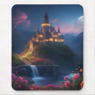 Mountain Midnight Castle Four Mouse Pad