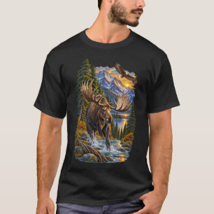 Mountain Monarch – Vintage Moose Wilderness T-Shirt