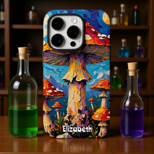 Mountain Mushroom Vista iPhone 16 Pro Case