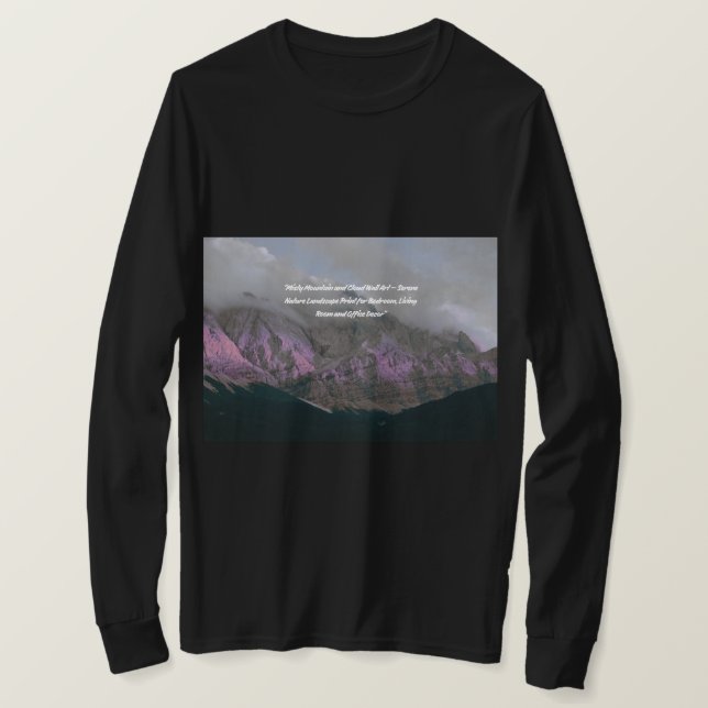 Mountain Natural Image - Scenic Landscape  T-Shirt (Design Front)
