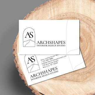 Mountain Nature Architecture Interior Design Business Card