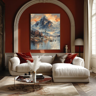 Mountain Nevada: Impressionist and Realist Poster