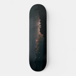Mountain Night Skateboard