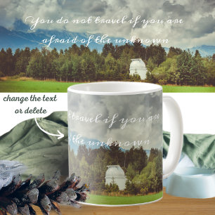 Mountain observatory coffee mug