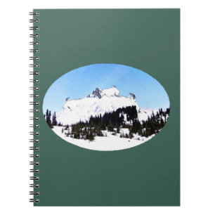 Mountain of Goats Spiral Notebook