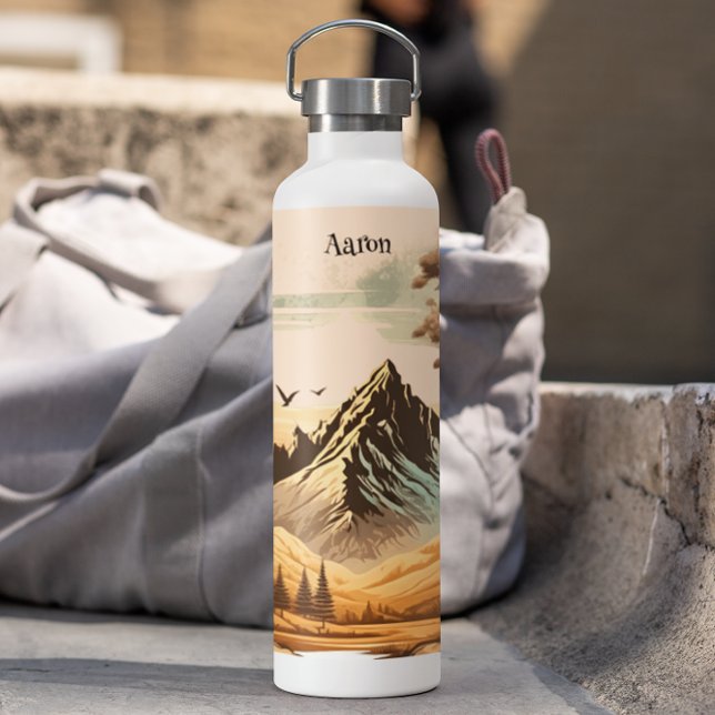 Mountain Outdoor Adventure Water Bottle (Creator Uploaded)