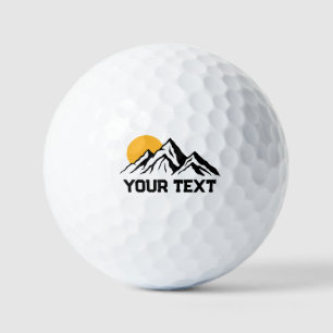 Mountain Painting Wilderness Custom Golf Balls