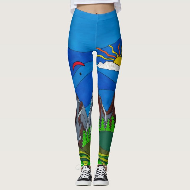 Mountain paragliding leggings (Front)
