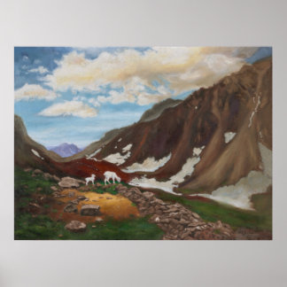 Mountain Pass in the Far North: Print