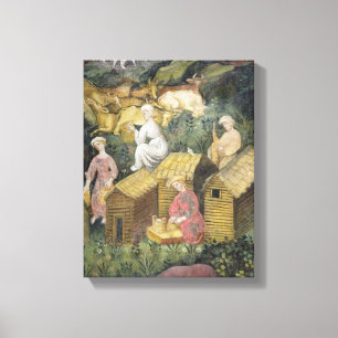Mountain pastures canvas print