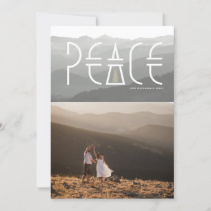 Mountain Peace Holiday Photo Card