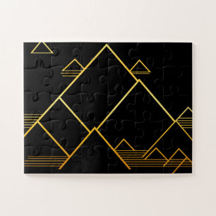Mountain Peak Minimalism Jigsaw Puzzle
