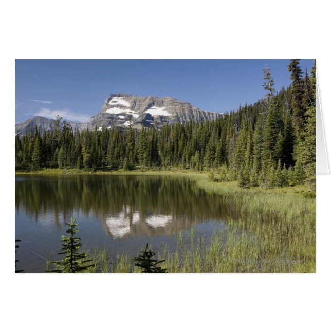 Mountain Peak Reflected In A Lake (Front Horizontal)