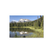 Mountain Peak Reflected In A Lake