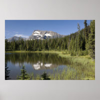 Mountain Peak Reflected In A Lake