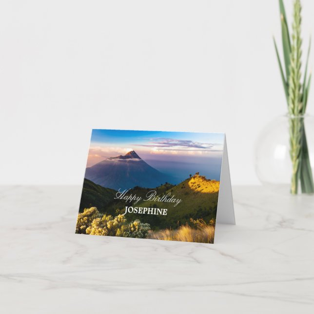Mountain Photography Card (Front)