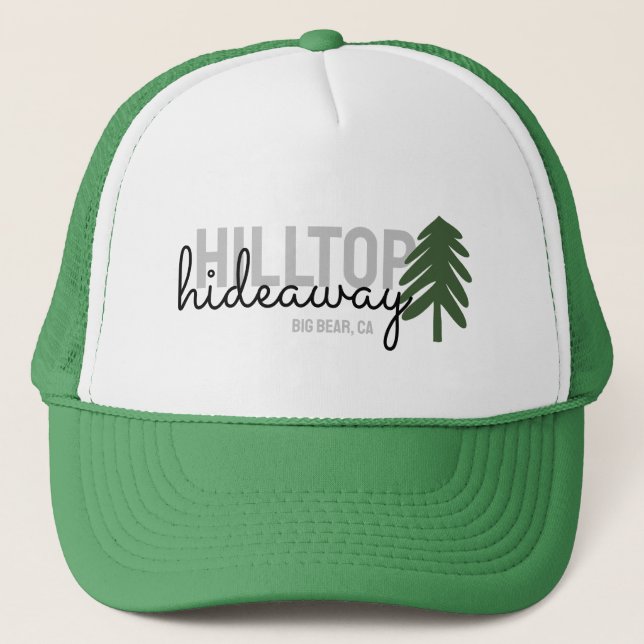 Mountain Pine Cabin Vacation Rental -  Trucker Hat (Front)