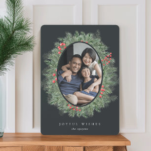 Mountain Pine Holiday Photo Card
